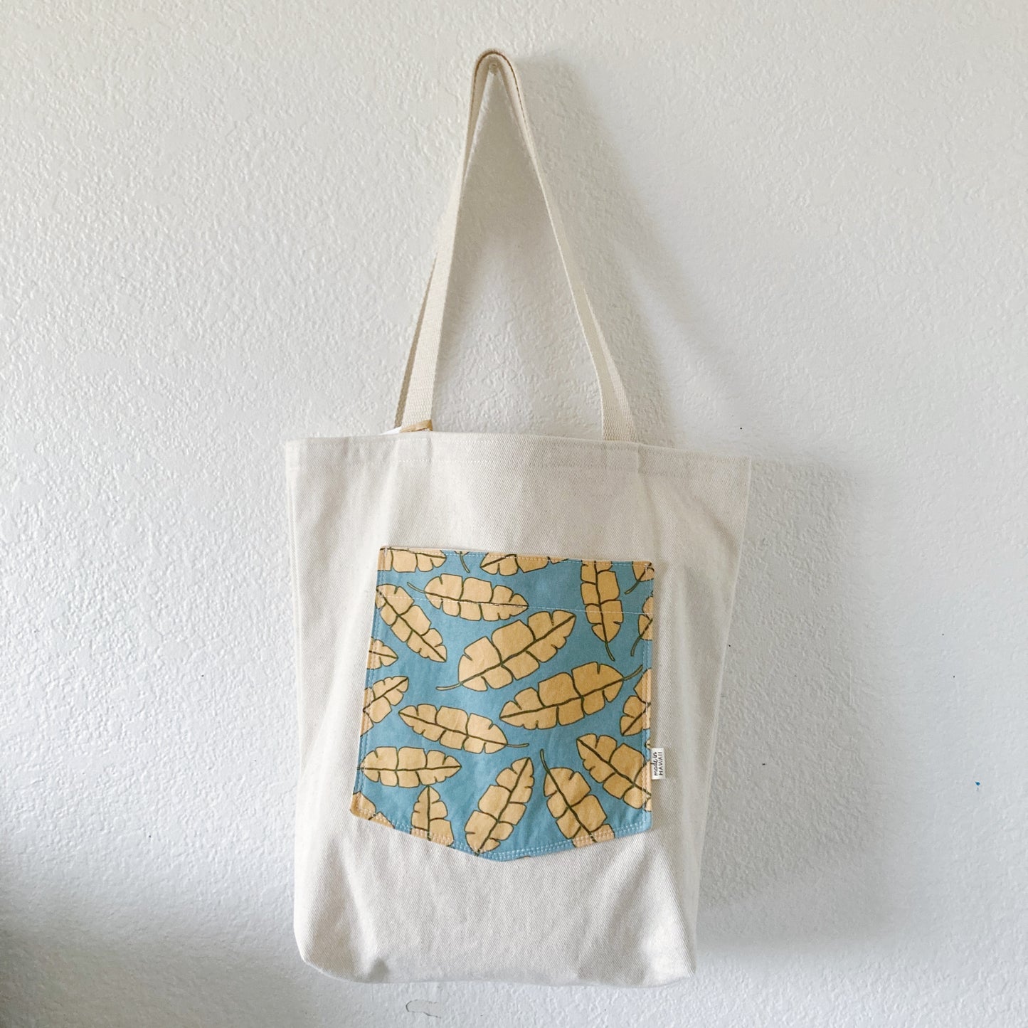 HAWAI'I ARTIST // Pocket Tote 002 // Print Design by Kris Wong Design