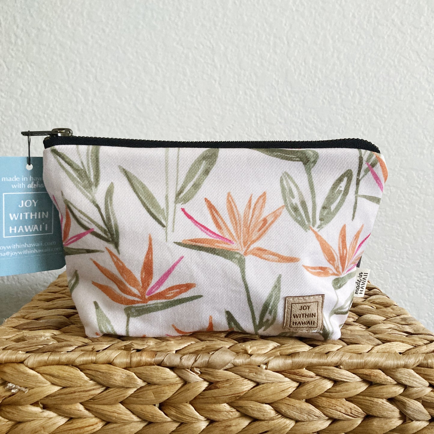 HAWAI'I ARTIST // Jumbo Pencil Pouch 010 // Print design by Kris Wong Design