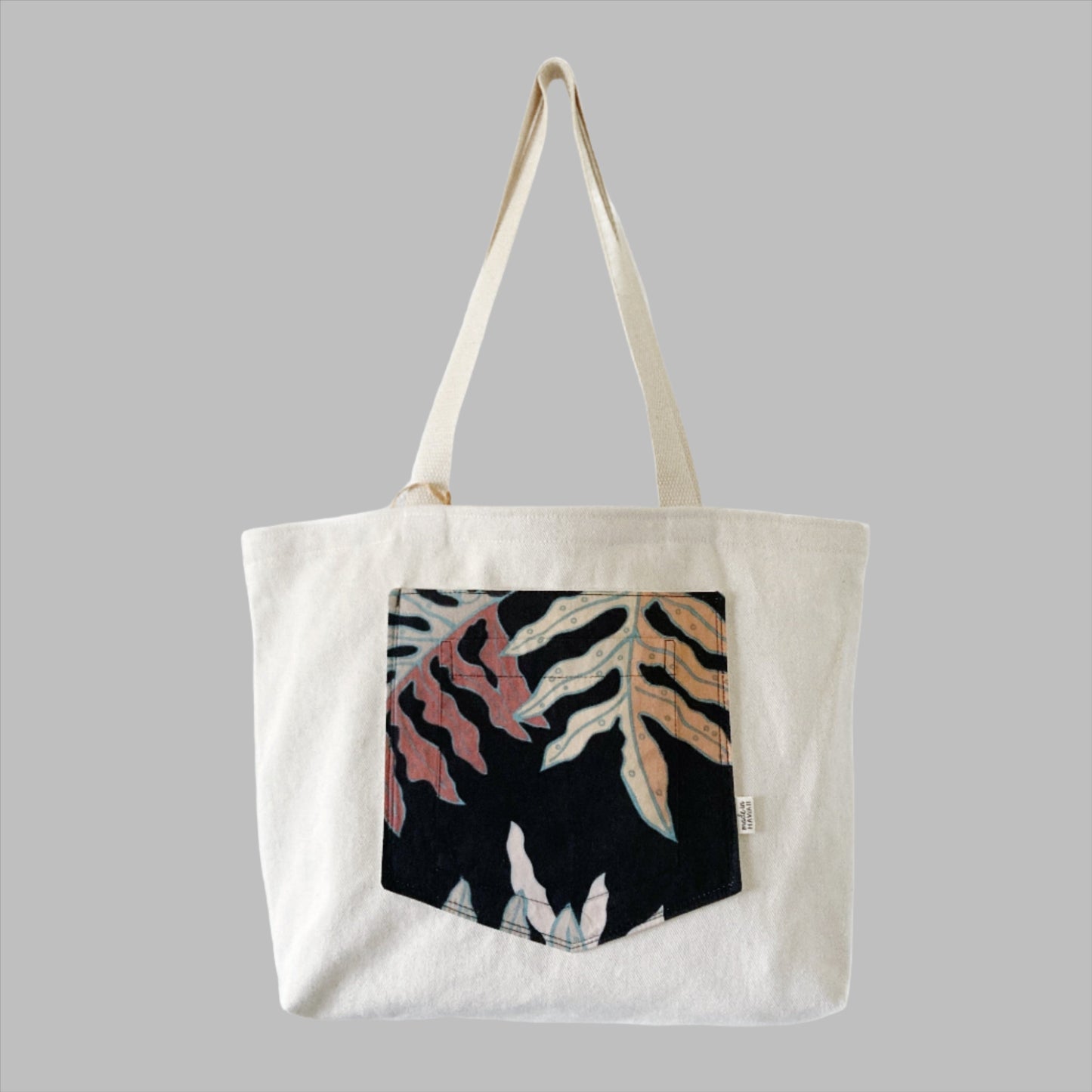 HANA HOU // Pocket Tote 006 // Made in Hawaii with pre-loved aloha shirt