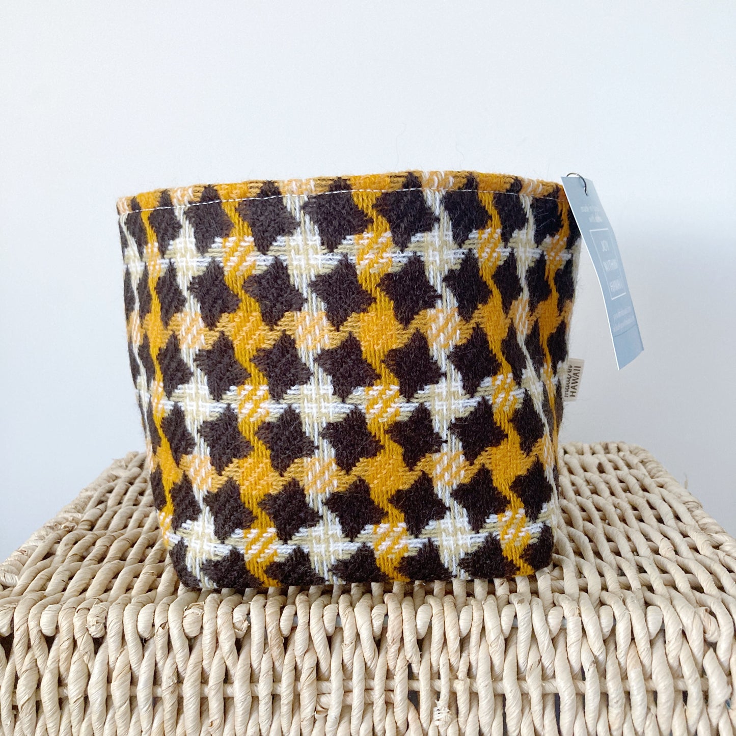 HANA HOU // 6" Plant Bag 003 // Made in Hawaii with upcycled fabric