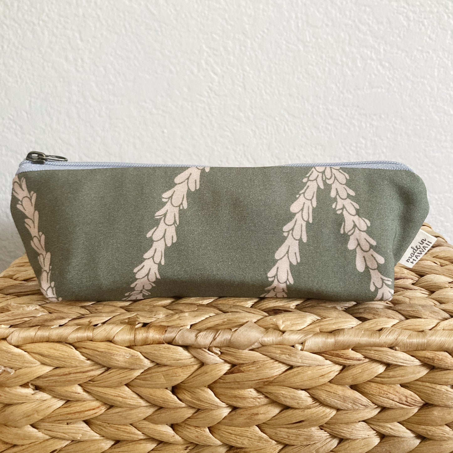 HAWAI'I ARTIST // Small Pencil Pouch 005 // Print design by Kamea Designs