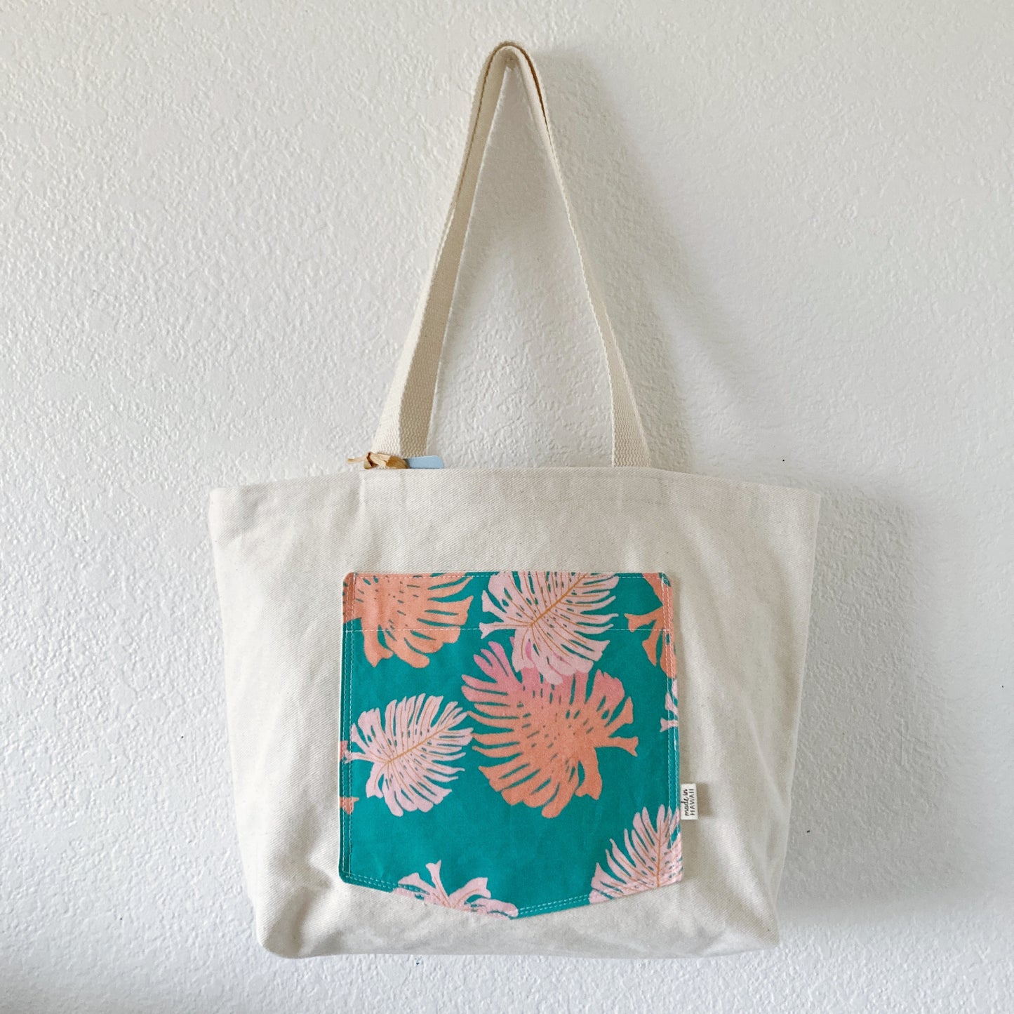 HAWAI'I ARTIST // Pocket Tote 003 // Print Design by Kris Wong Design