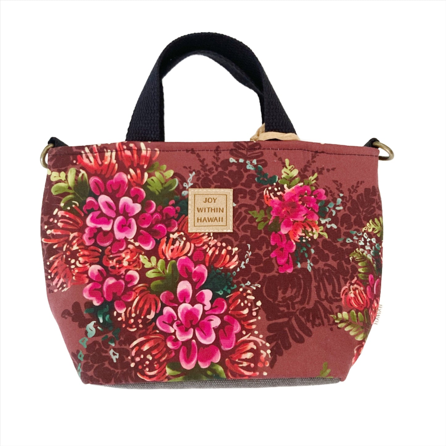 HAWAI'I ARTIST // Mini Tote Crossbody 004 // Print design by Kaulumaika + Kaleimamo Hawaii