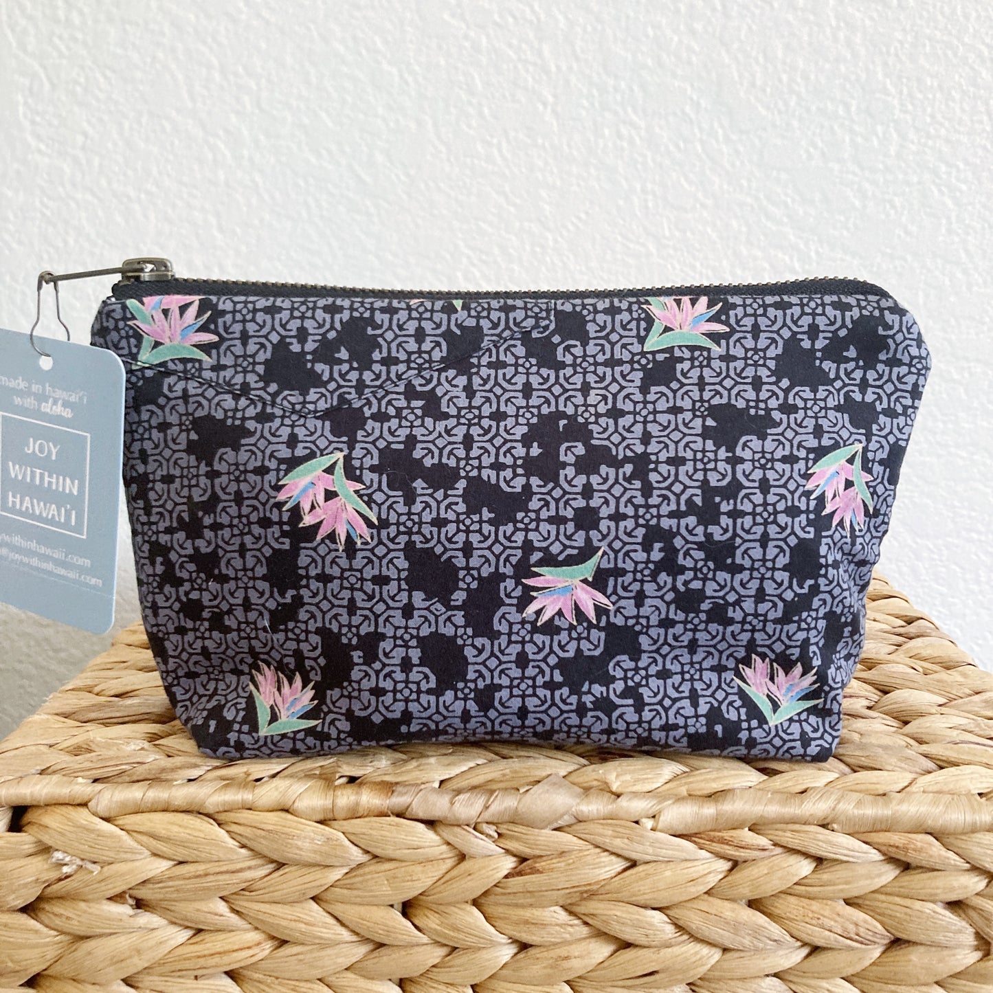 HANA HOU // Jumbo Pencil Pouch 004 // Made in Hawaii with pre-loved aloha shirts