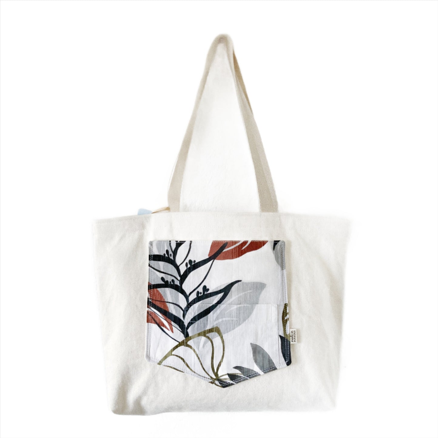 HANA HOU // Pocket Tote 014 // Made in Hawaii with pre-loved aloha shirt