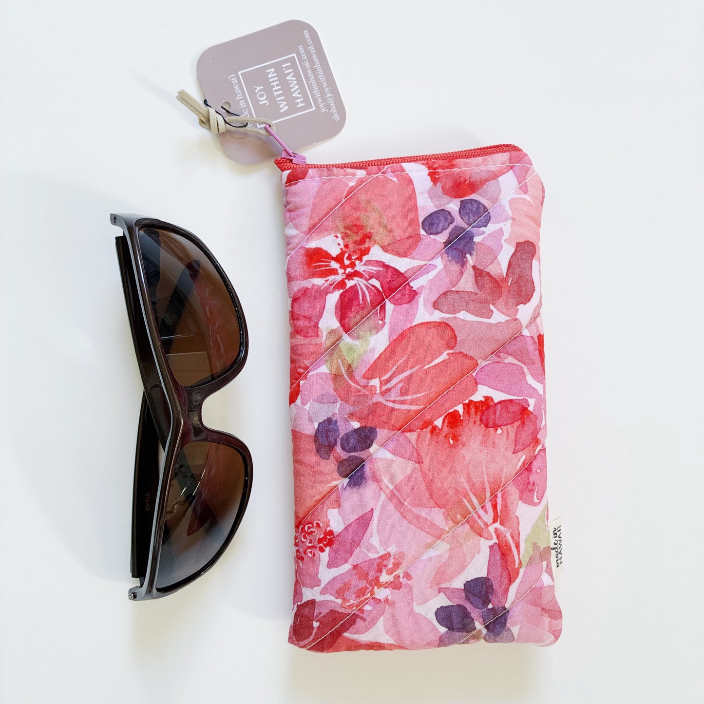 Hawai'i Artist / Sunglass Pouch 001 / Made in Hawaii // Print Design by Kaulumaika