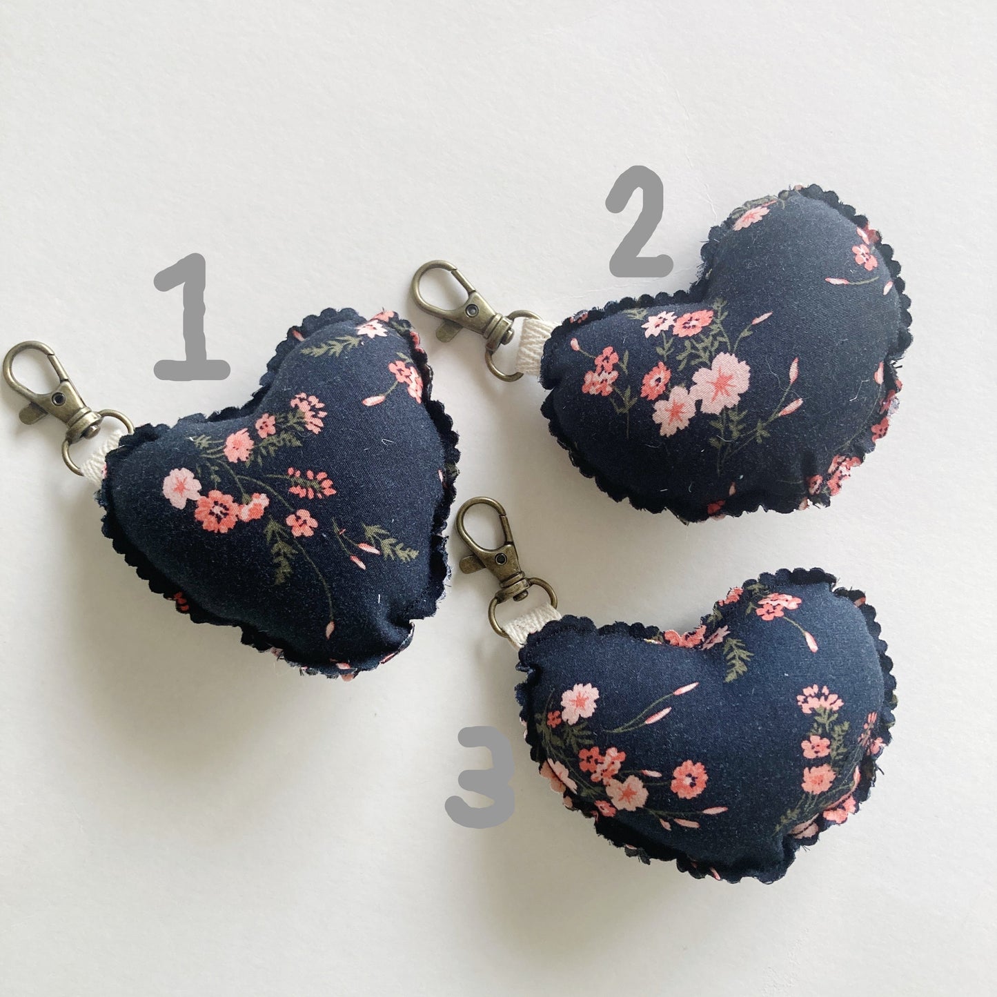 Hana Hou // Puffy Heart Charm 7H // Made in Hawaii with preloved aloha shirt
