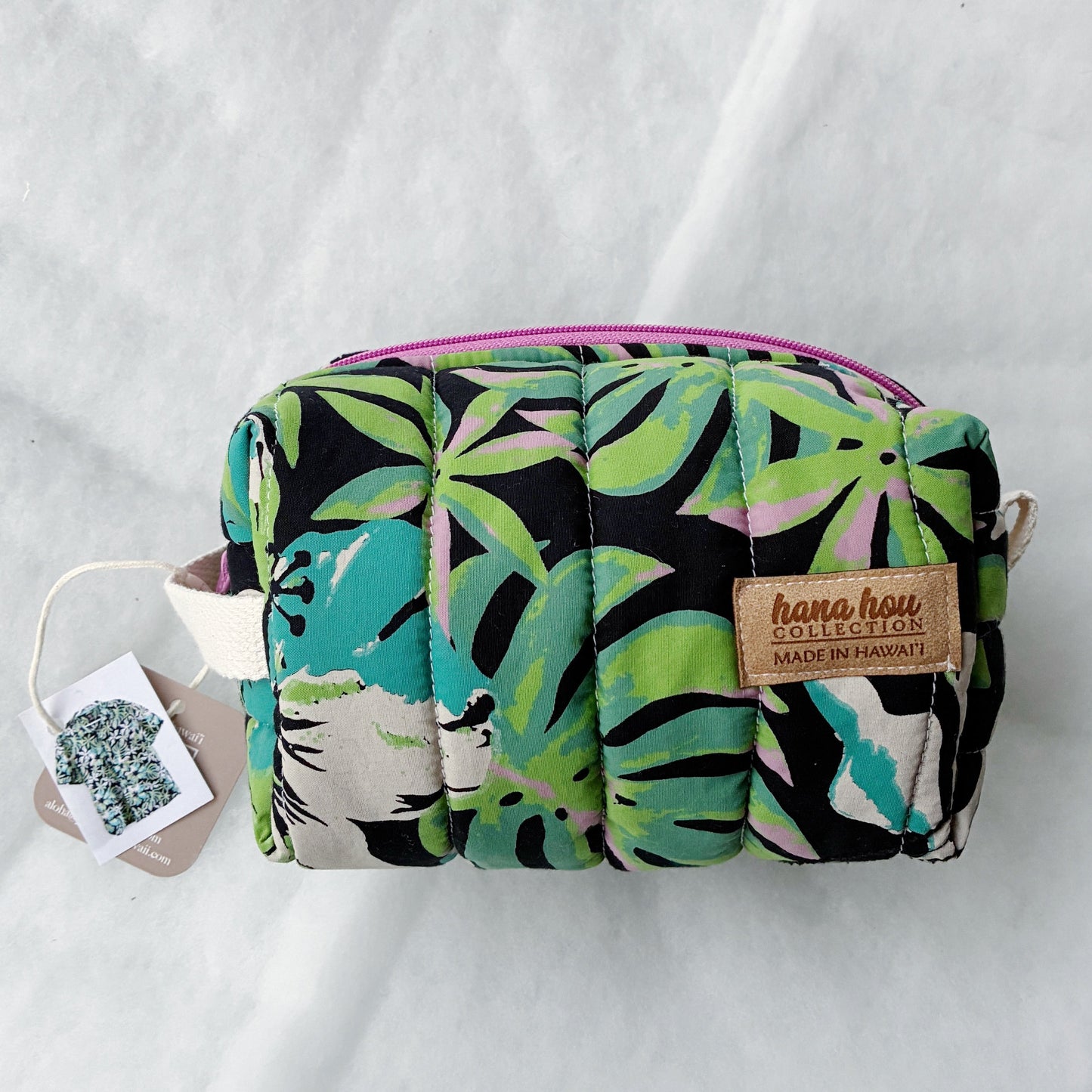 HANA HOU // Travel Boxy 003 // Made in Hawai'i with pre-loved aloha shirt
