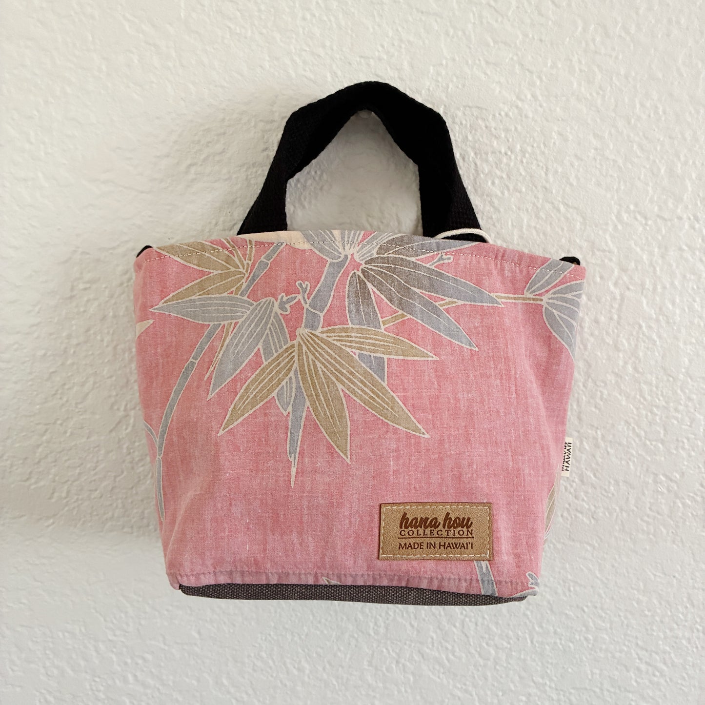 HANA HOU // Mini Tote Crossbody 002 // Made in Hawaii with pre-loved aloha shirt