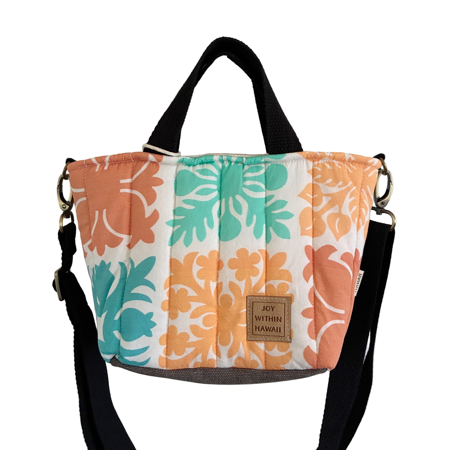 HAWAI'I ARTIST // PUFFY MINI CROSSBODY TOTE 008 // Priint Design by Kapuanani Creations