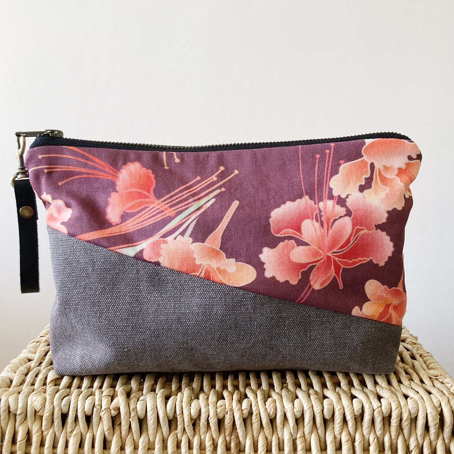 HAWAI'I ARTIST // Diagonal Clutch 003 // Print design by Island Digital Imagers