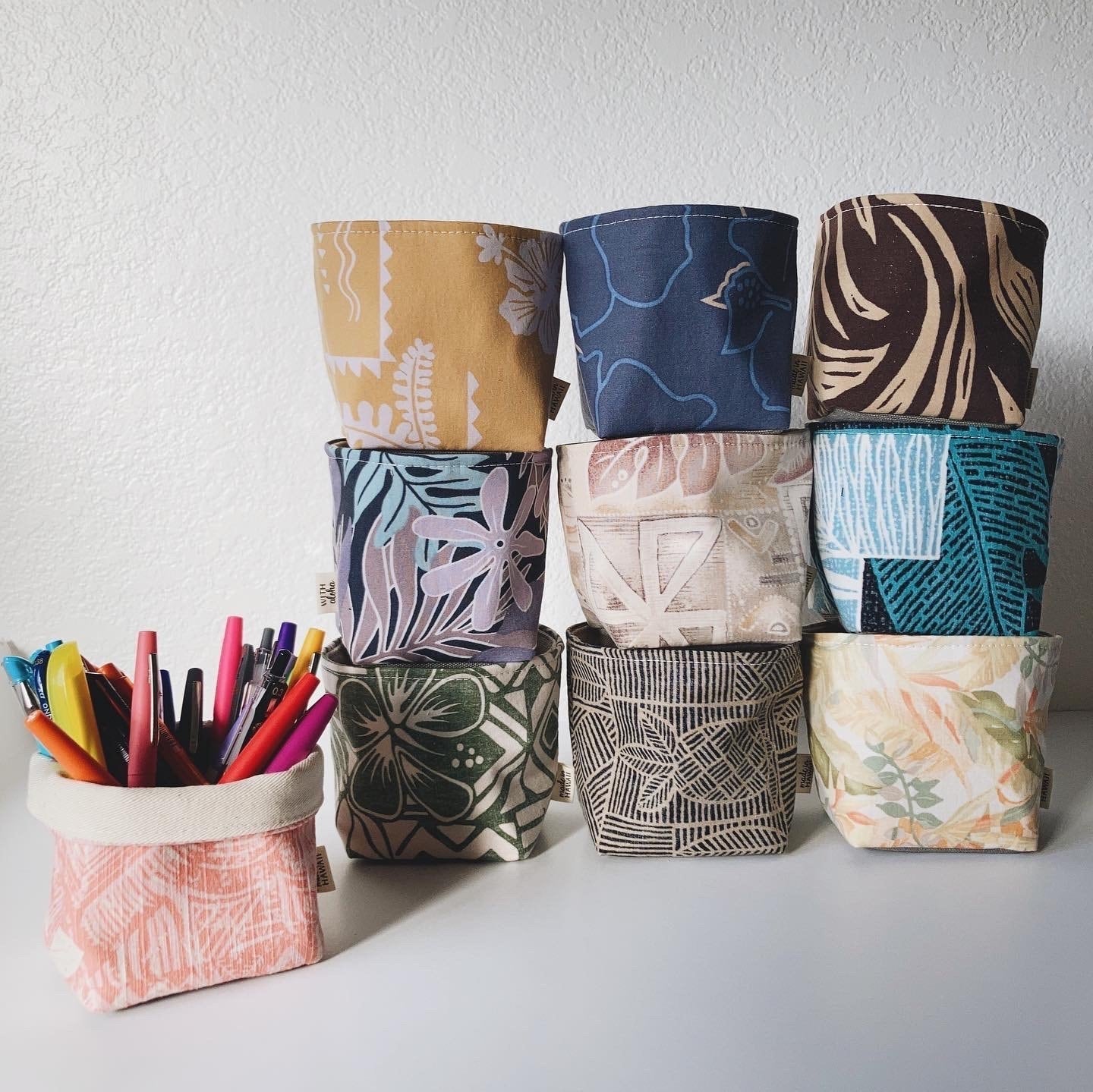 Hana Hou // 4" Plant Bag 001// Made in Hawaii with aloha shirt