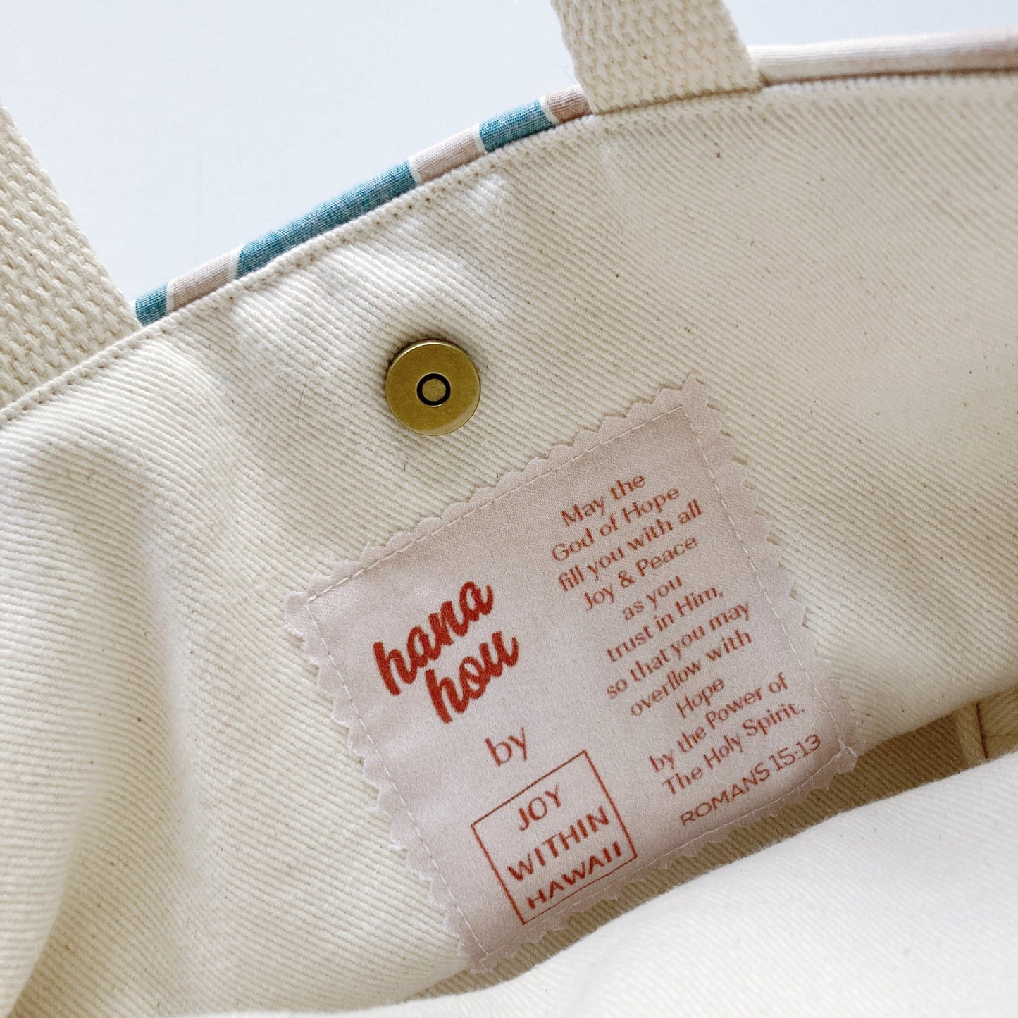 HANA HOU // Mini Tote Crossbody 009 // Made in Hawaii with upcycled fabric