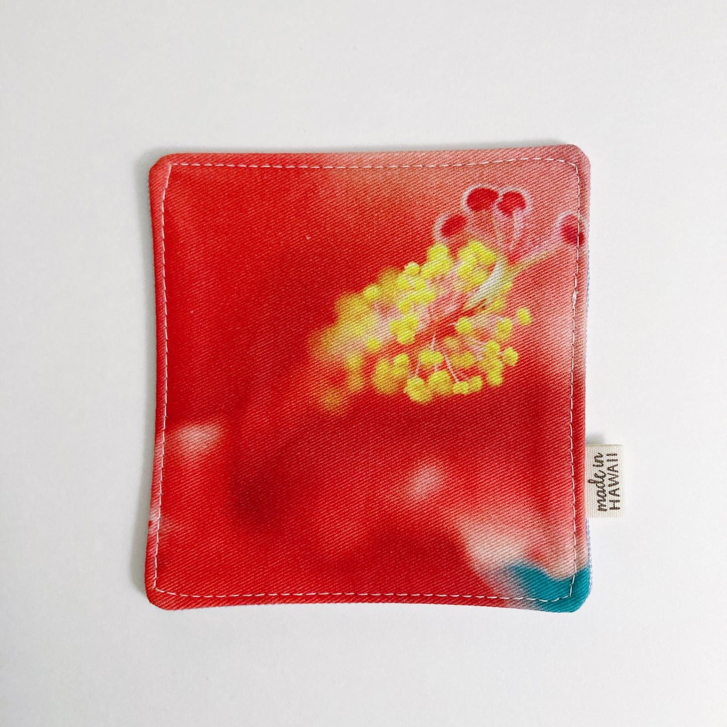 PHOTO COASTER // RED HIBISCUS