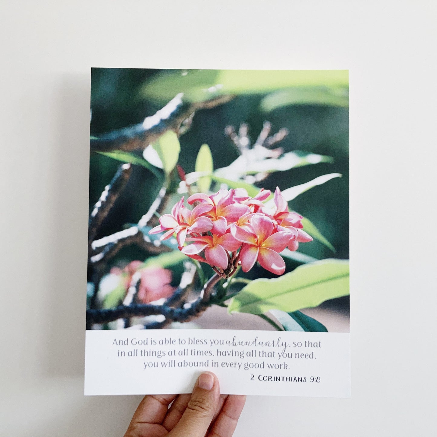 8X10 SCRIPTURE PRINTS