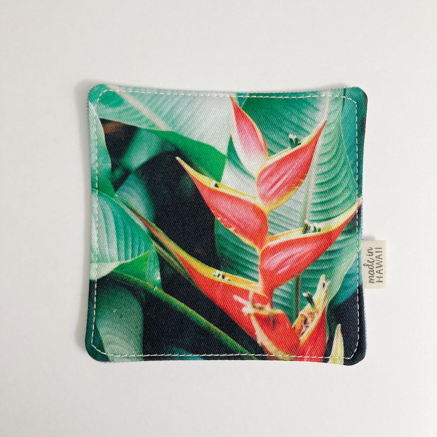 PHOTO COASTER // RED HELICONIA
