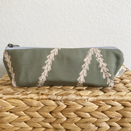 HAWAI'I ARTIST // Small Pencil Pouch 005 // Print design by Kamea Designs
