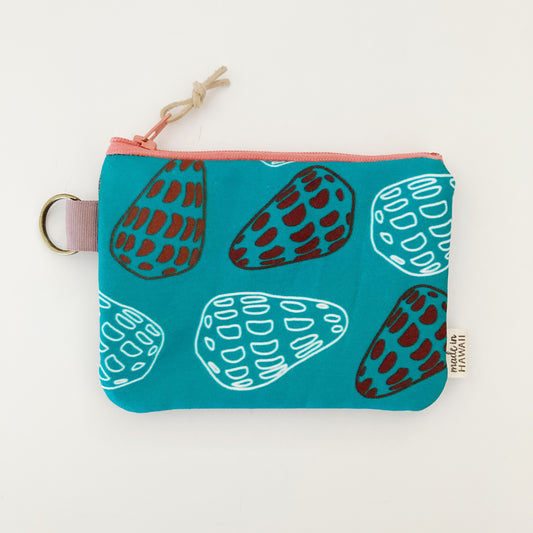 HAWAI'I ARTIST // Mini Pouch 019 // Print design by Kaila Hawaii