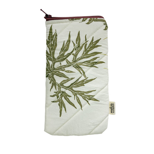 Hana Hou / Sunglass Pouch 010 / Made in Hawaii with pre-loved aloha shirt