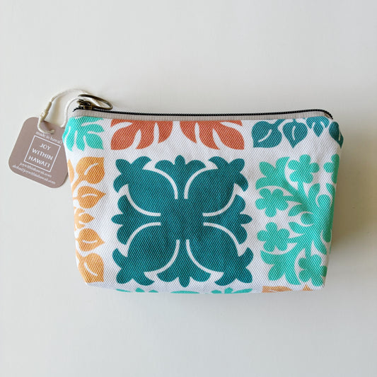 HAWAI'I ARTIST // Jumbo Pencil Pouch 007 // Print design by Kapuanani Creations