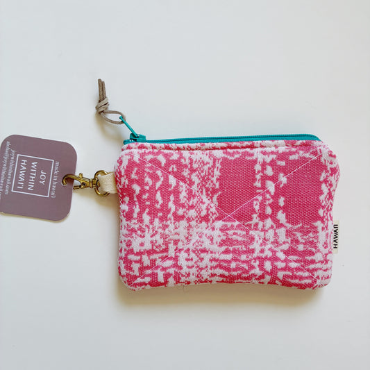 HANA HOU // Mini Poly Pouch 005 // Made in Hawai'i with upcycled fabrics
