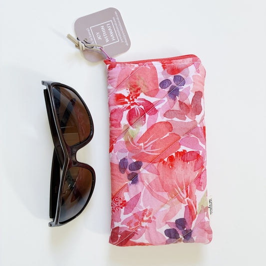 Hawai'i Artist  / Sunglass Pouch 001 / Made in Hawaii // Print Design by Kaulumaika