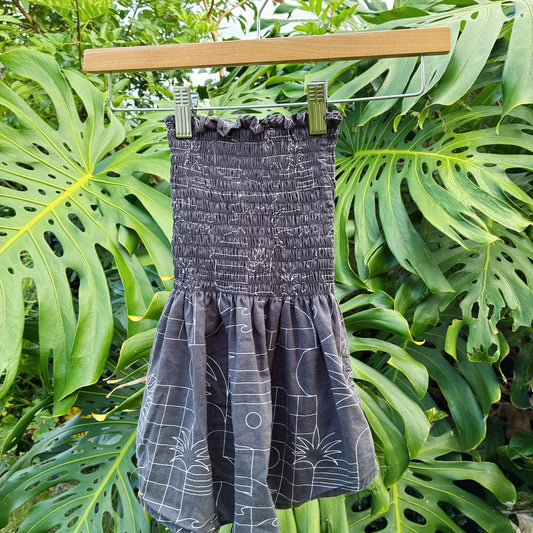 HANA HOU // Ka'ina Top 001 // Made in Hawai'i with pre-loved aloha shirt