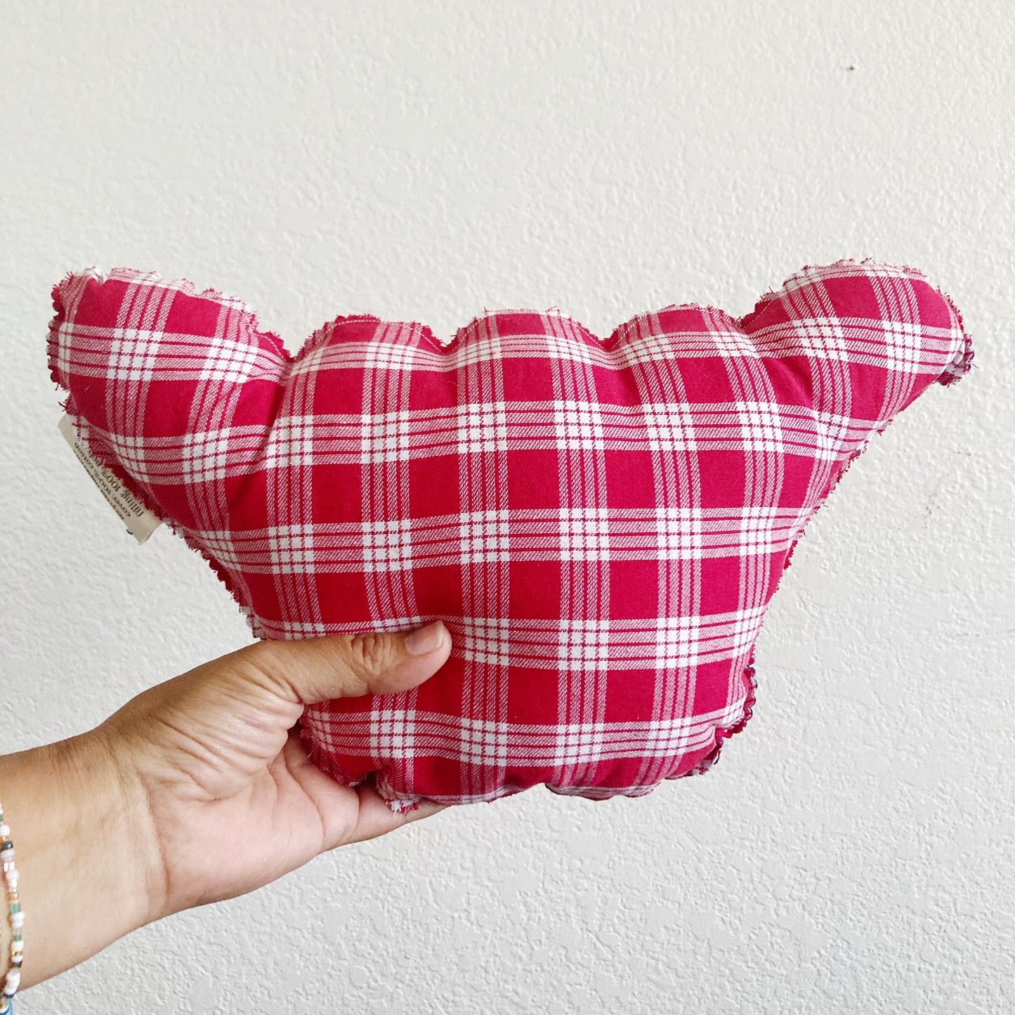HANA HOU //  PUFFY SHAKA 007 // Made with pre-loved aloha shirt + palaka