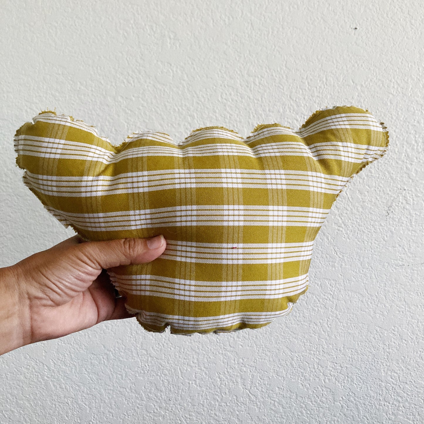 HANA HOU //  PUFFY SHAKA 005 // Made with pre-loved aloha shirt + palaka