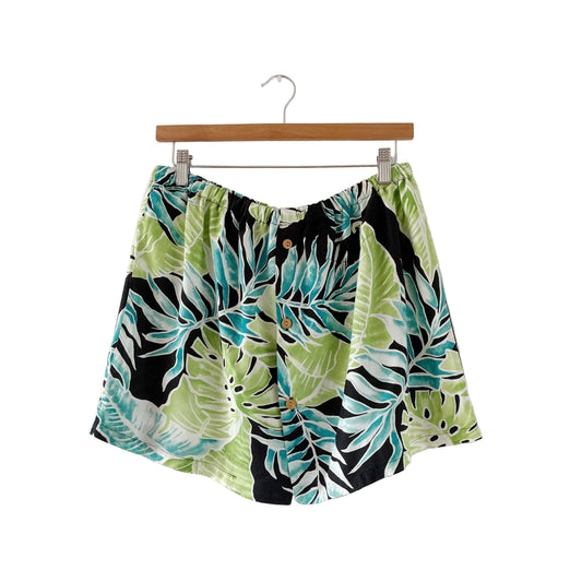 HANA HOU // Coco Top 032 // Made in Hawai'i with mens size M pre-loved aloha shirt
