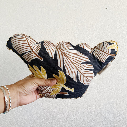 HANA HOU //  PUFFY SHAKA 014 // Made with pre-loved aloha shirt + palaka