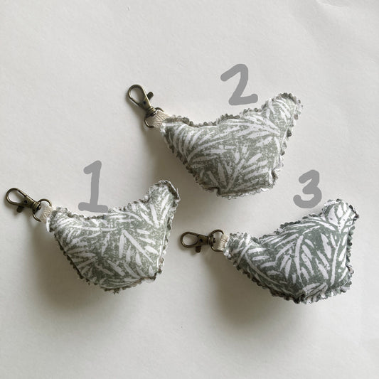 Hana Hou // Puffy Shaka Charm 3S // Made in Hawaii with preloved aloha shirt