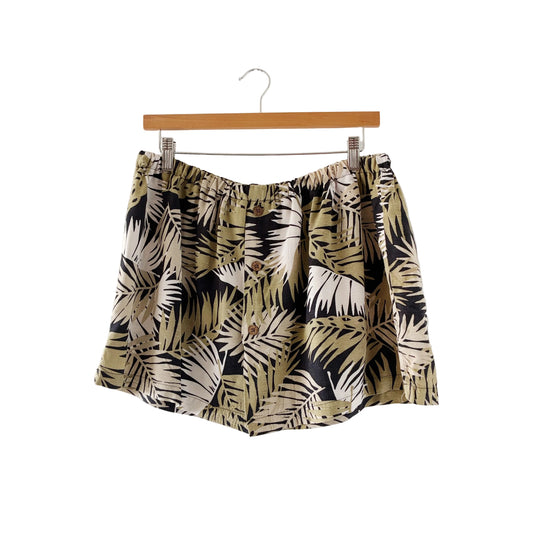 HANA HOU // Coco Top 043 // Made in Hawai'i with mens size L pre-loved aloha shirt