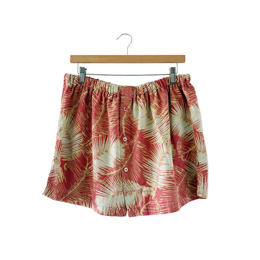HANA HOU // Coco Top 040 // Made in Hawai'i with mens size L pre-loved aloha shirt