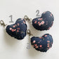 Hana Hou // Puffy Heart Charm 7H // Made in Hawaii with preloved aloha shirt