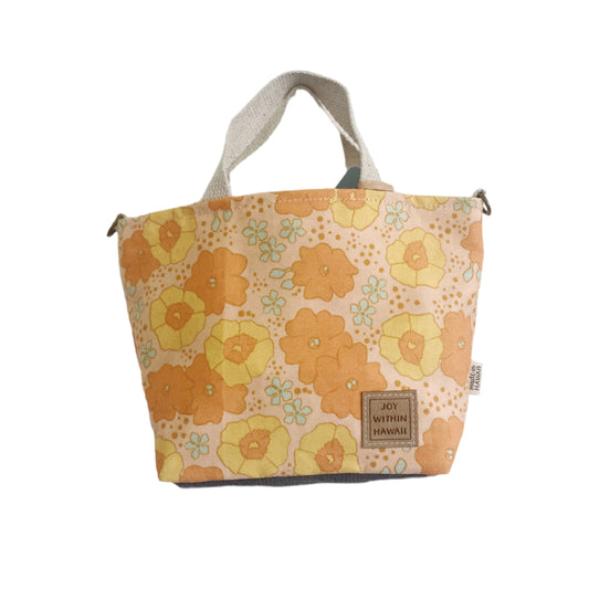 HAWAI'I ARTIST // Mini Tote Crossbody 001 // Print design by Millie Anne Me