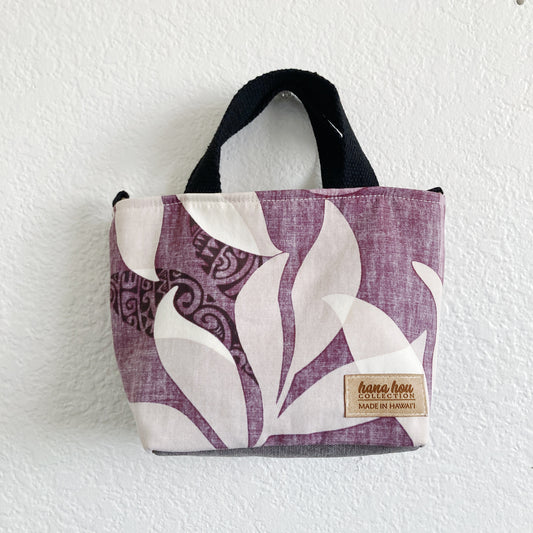 HANA HOU // Mini Tote Crossbody 007 // Made in Hawaii with aloha shirt