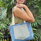 HANA HOU // Denim Pocket Tote 001 // Made in Hawai'i with upcycled fabrics