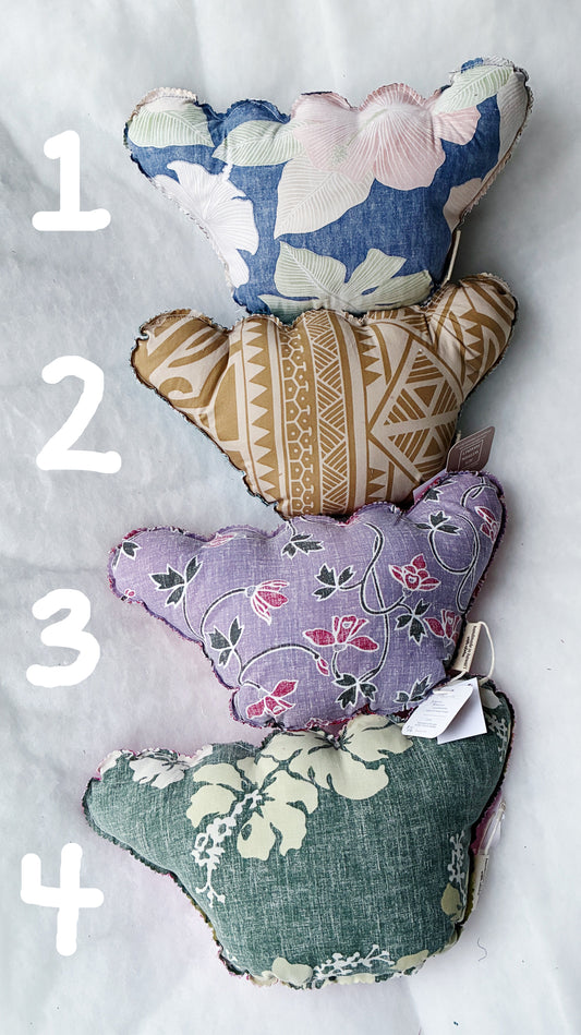 HANA HOU //  PUFFY SHAKA 01-04 // Made with pre-loved aloha shirt + palaka