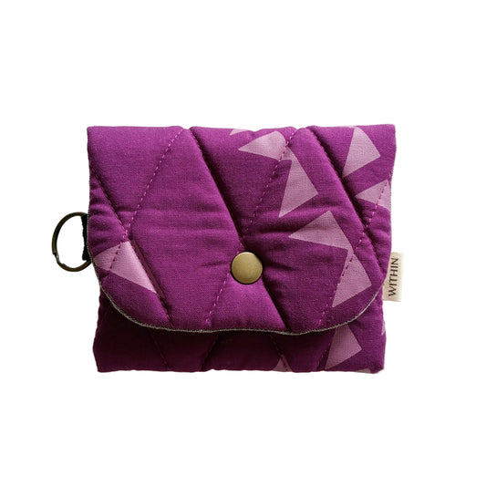 HAWAII ARTIST  // MINI PUFFY WALLET 003 // Print Design by Sig Zane Designs