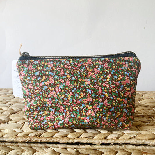 HANA HOU // Jumbo Pencil Pouch 008 // Made in Hawaii with upcycled fabric