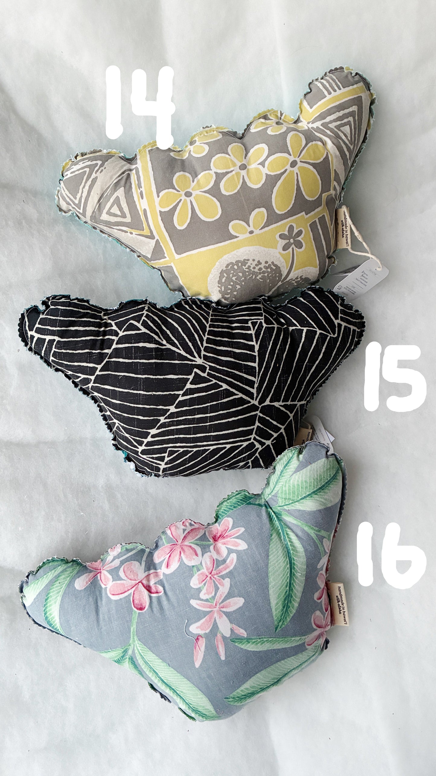 HANA HOU //  PUFFY SHAKA 14-16 // Made with pre-loved aloha shirt + palaka