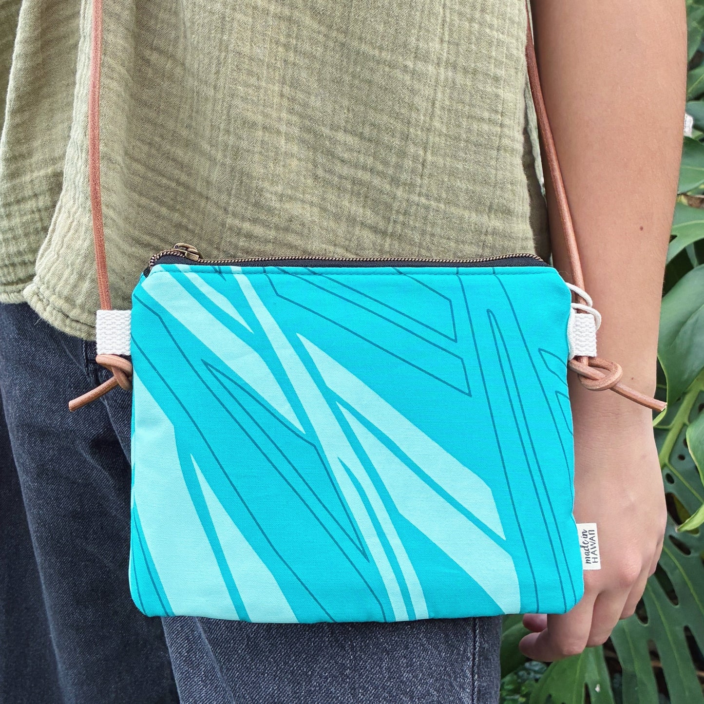 Hawai'i Artist // Fixed Mini Crossbody 001 // Made in Hawaii with Sig Zane Designs off cuts