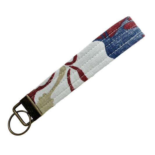 HANA HOU // Key Strap 005 // Made in Hawaii with pre-loved aloha shirt