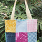 HANA HOU // Patchy Tote 002 // Made with upcycled fabrics