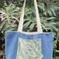 HANA HOU // Denim Pocket Tote 005 // Made in Hawai'i with upcycled fabrics