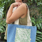 HANA HOU // Denim Pocket Tote 005 // Made in Hawai'i with upcycled fabrics