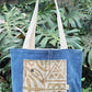 HANA HOU // Denim Pocket Tote 010 // Made in Hawai'i with upcycled fabrics