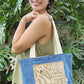 HANA HOU // Denim Pocket Tote 010 // Made in Hawai'i with upcycled fabrics