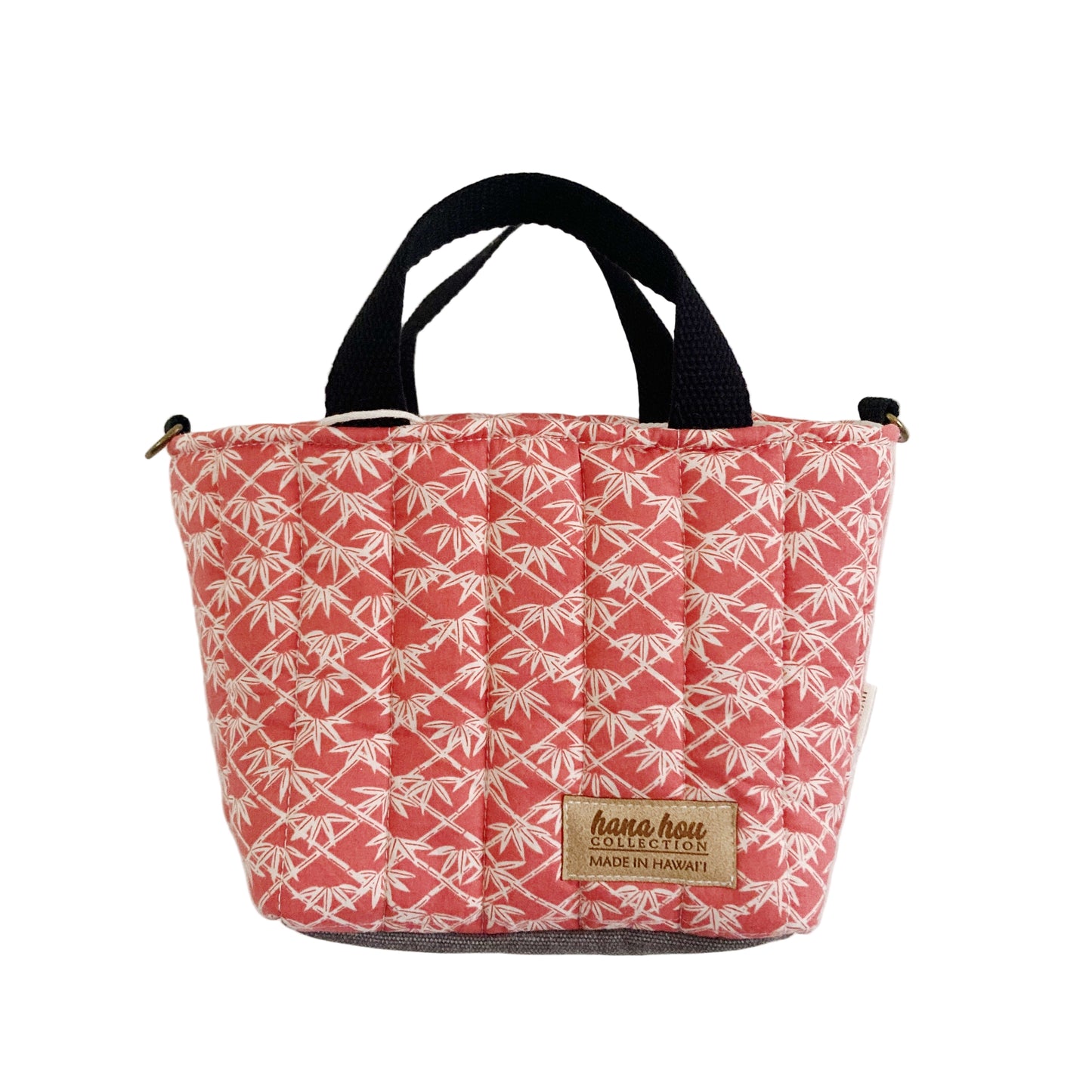 HANA HOU // PUFFY MINI CROSSBODY TOTE 006 // Made in Hawai'i with pre-loved aloha shirt (Copy)
